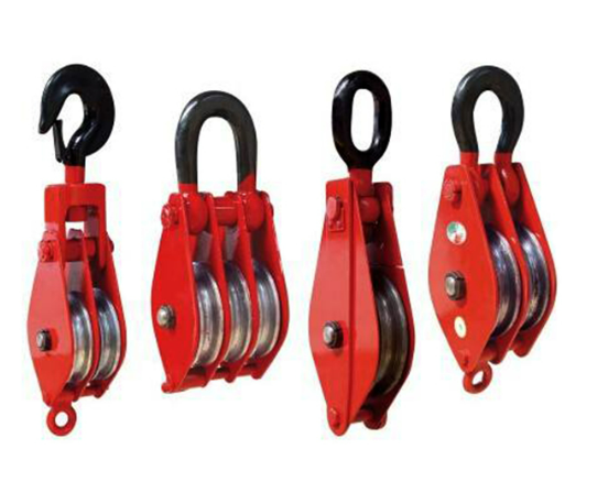 Heavy Duty Peb Log Hlau Rope Hook Sheave Pulley