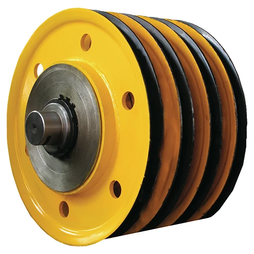 Hnyav-Lub Luag Haujlwm Ntau-Groove Hlau Rope Sheave Assembly
