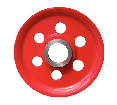 Forged Hlau Rope Pulley Hoisting Crane Sheave Rau Machinery Manufacturing Lifting Kev Lag Luam